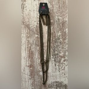 Paparazzi chain bird necklace and earrings set